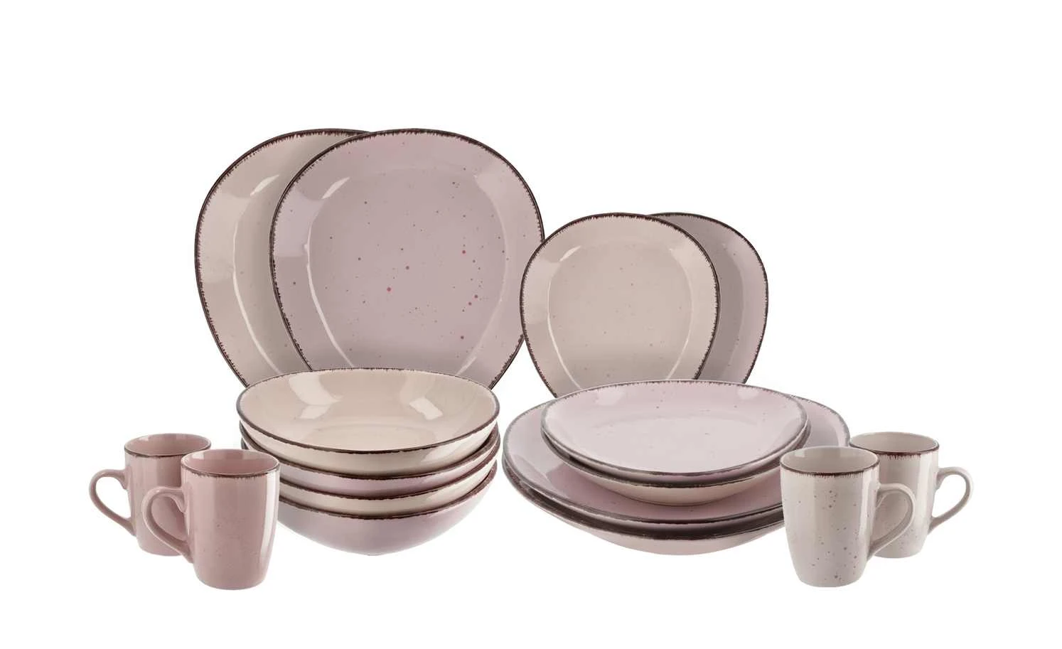 Peill+Putzler Kombiservice, 16-teilig Siena Due | Rosa / Hellrosa 5 Peill+Putzler Kombiservice, 16-teilig Siena Due | Rosa / Hellrosa – Bild 3