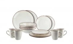 Peill+Putzler Kombiservice, 16-teilig Siena | Weiß / Braun