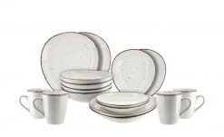 Peill+Putzler Kombiservice, 16-teilig Siena Due | Weiß / Braun -Geschirr Verkaufsladen 11524248 11 202109202232