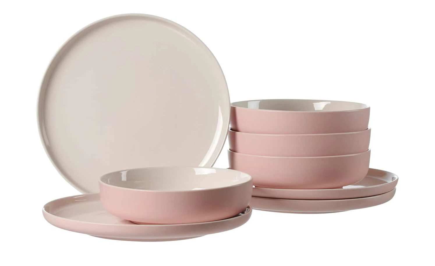 Ritzenhoff & Breker Tafelservice, 8-teilig Jasper | Rosé / Weiß 4 Ritzenhoff & Breker Tafelservice, 8-teilig Jasper | Rosé / Weiß – Bild 2