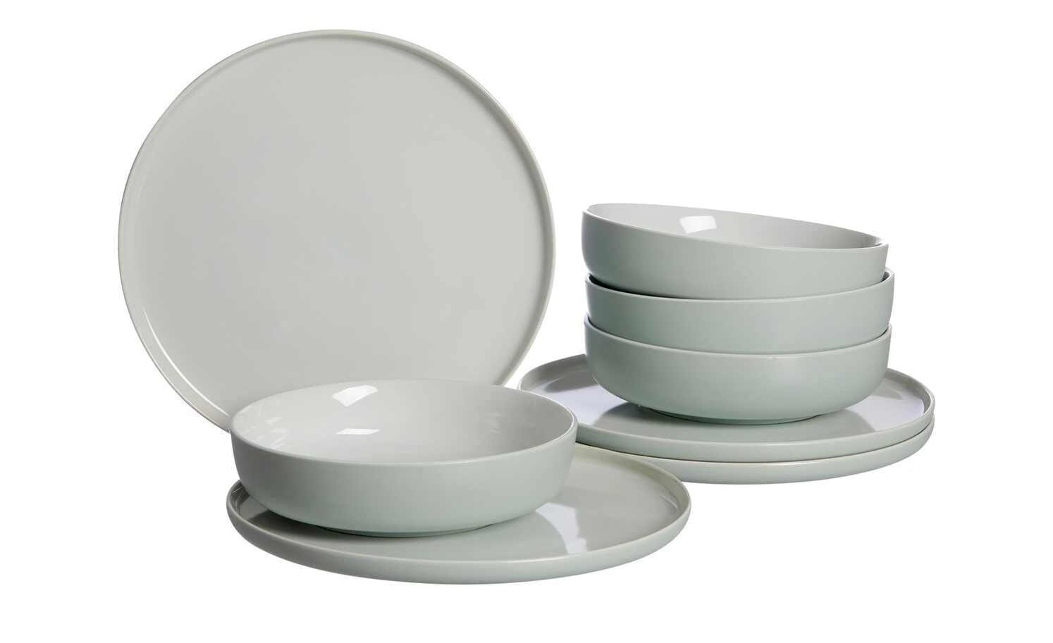 Ritzenhoff & Breker Tafelservice, 8-teilig Jasper | Mint / Weiß 6 Ritzenhoff & Breker Tafelservice, 8-teilig Jasper | Mint / Weiß – Bild 4