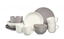 Ritzenhoff & Breker Kombiservice 16-tlg. Levi | Grau + Weiß -Geschirr Verkaufsladen 11524742 1 202101182237