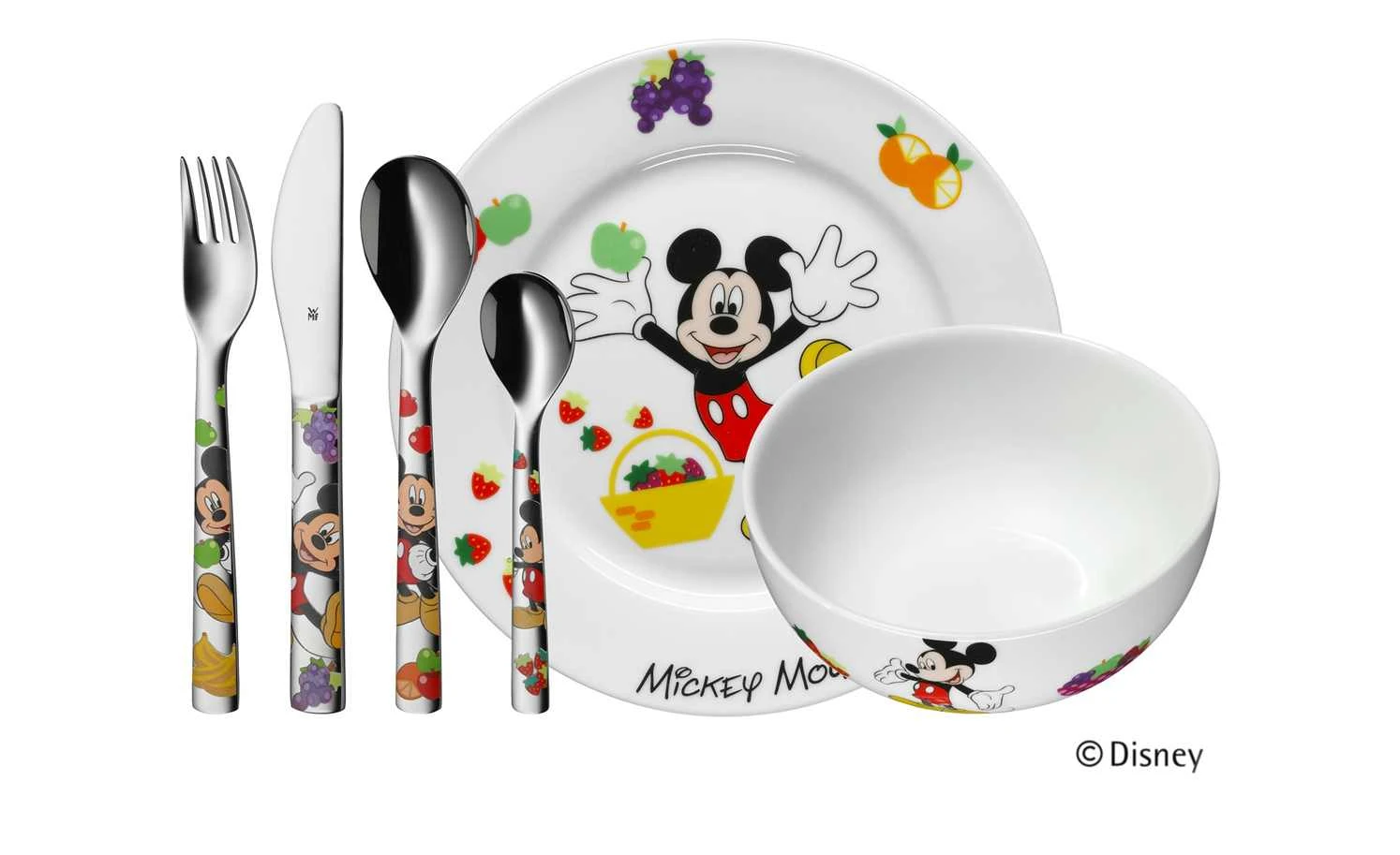 WMF Kindergeschirr, 6-teilig Mickey Mouse 3 WMF Kindergeschirr, 6-teilig Mickey Mouse