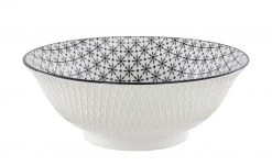 for friends Schüssel groß schwarz Juna | Schwarz / Weiß 21|cm