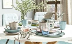 Peill+Putzler Kombiservice, 16-teilig Siena | Türkis / Steingrau